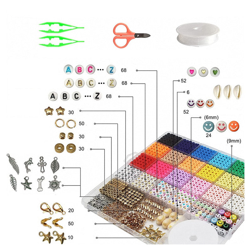 BeadJoy - Kit di Creazione di Braccialetti di Perline
