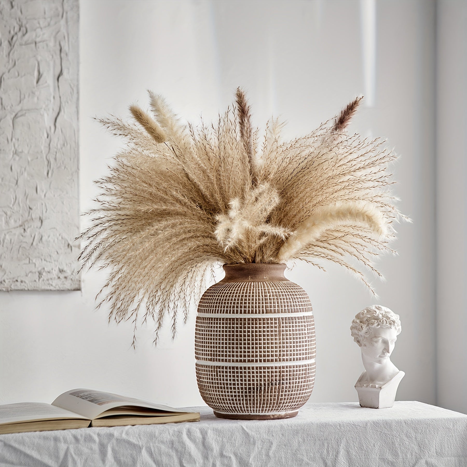 Vaso Geometrico Rustico - Atmosfera Naturale per il Tuo Interno