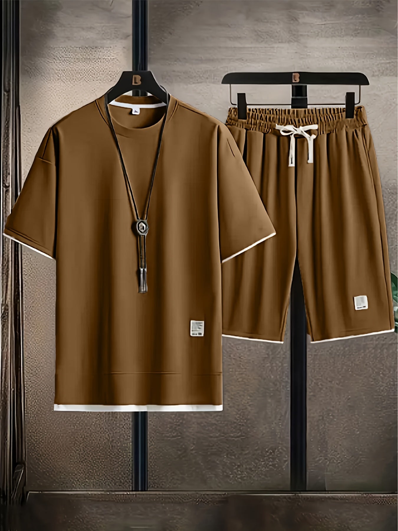 Set da Uomo Trendy con Collo Rotondo – Confortevole e Traspirante per Estati Attive