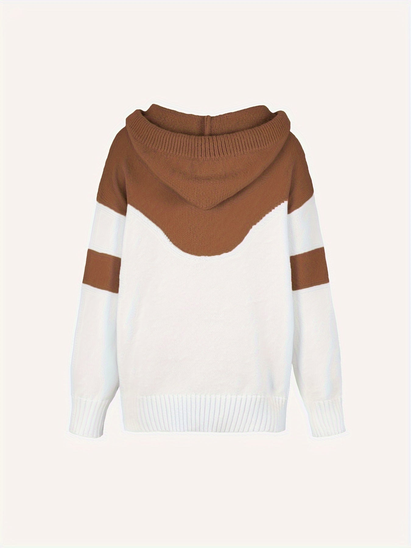 Ava Color Block Hoodie Maglione - Elegante e Confortevole per Donne