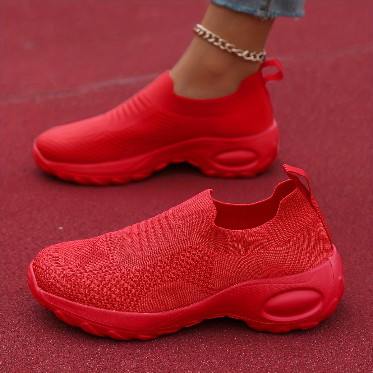 Sneakers Slip-On Moderne per Donne – Traspiranti e Confortevoli per Uso Quotidiano