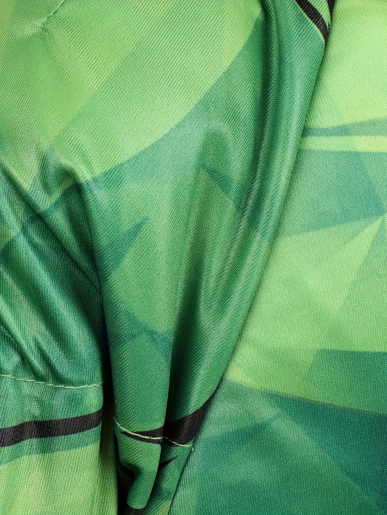 Costume da Supereroe per Bambini – Tuta Verde con Design Muscolare e Maschera