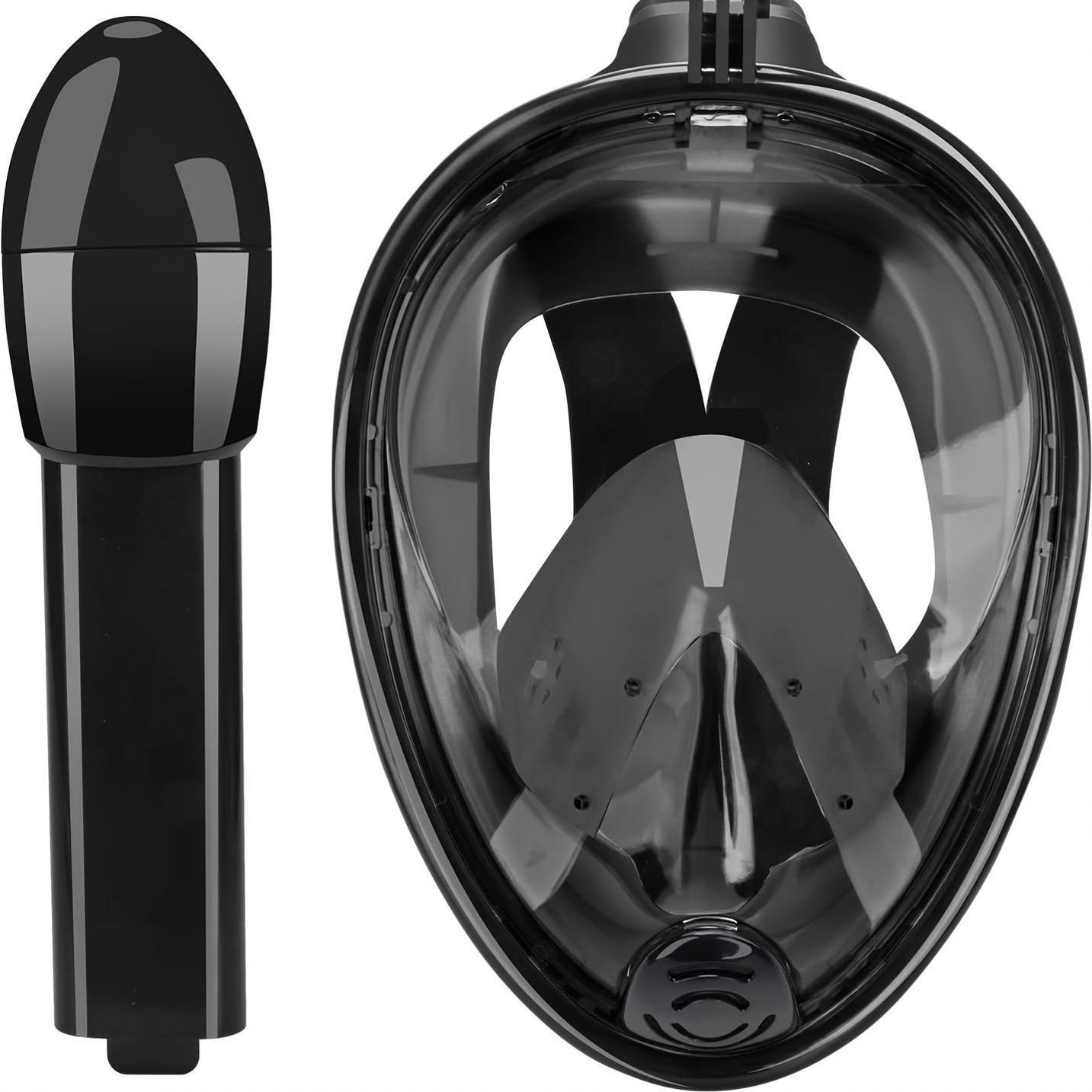 Set di Maschera Subacquea Panoramica HD – Visione e Comfort Migliorati per Snorkeling e Nuoto