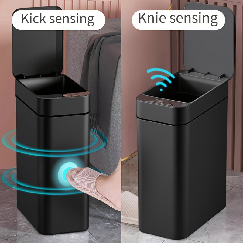 Set di Cestini con Sensore Intelligente – Gestione dei Rifiuti Elegante e Igienica
