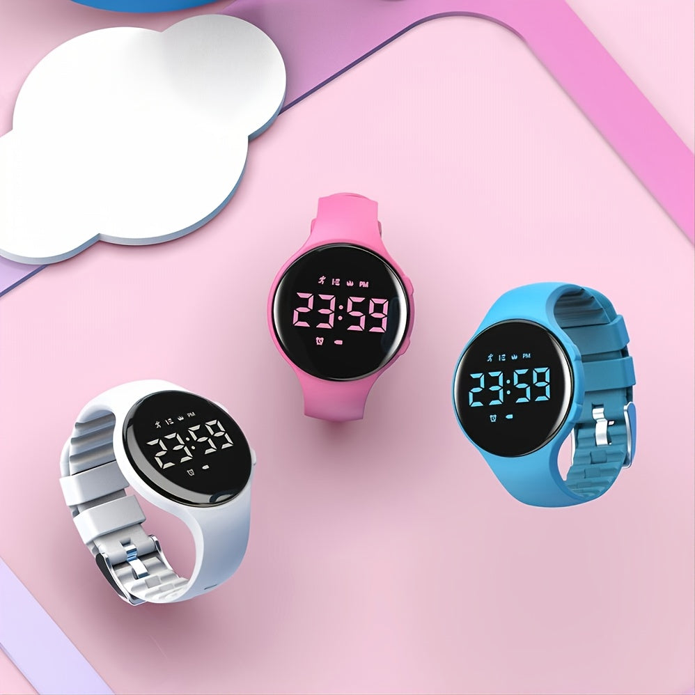 Orologio Digitale LED Contapassi con Allarme Vibrante – Fitness Tracker per Bambini
