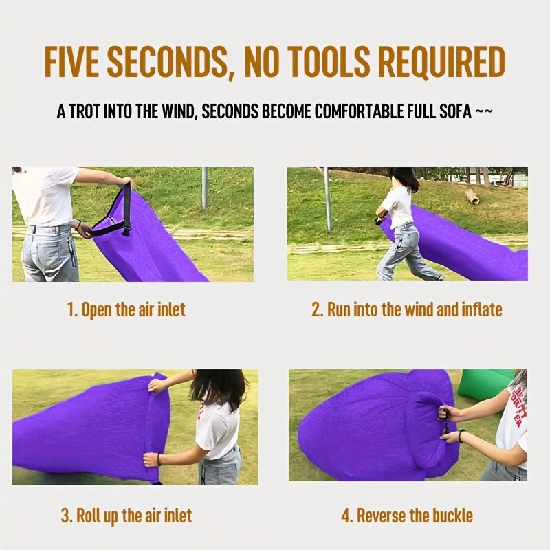 Divano Gonfiabile - Leggero e Confortevole per Campeggio e Avventure all'Aperto