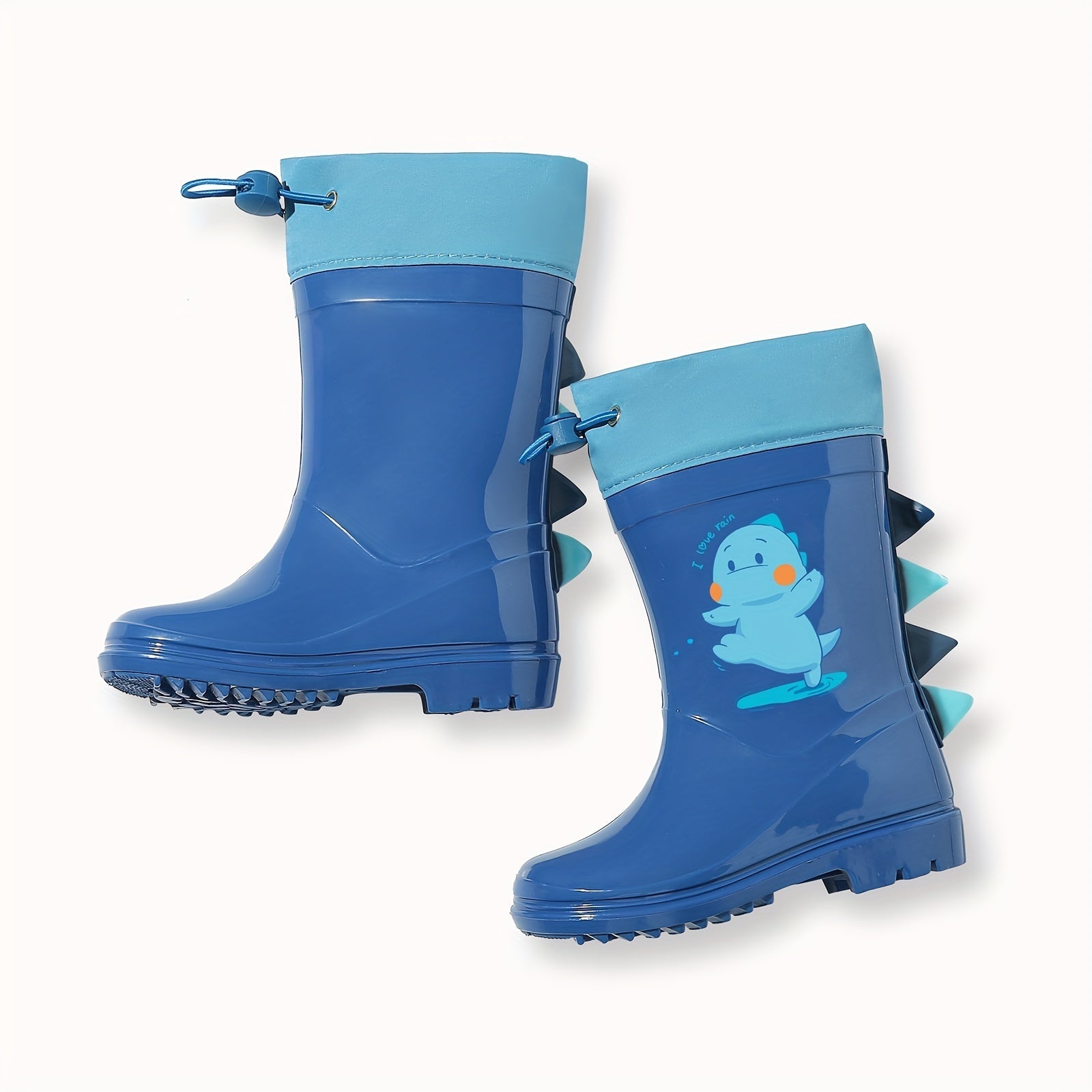 Dino Splash Stivali per Bambini - Divertente Protezione per Giornate Piovose