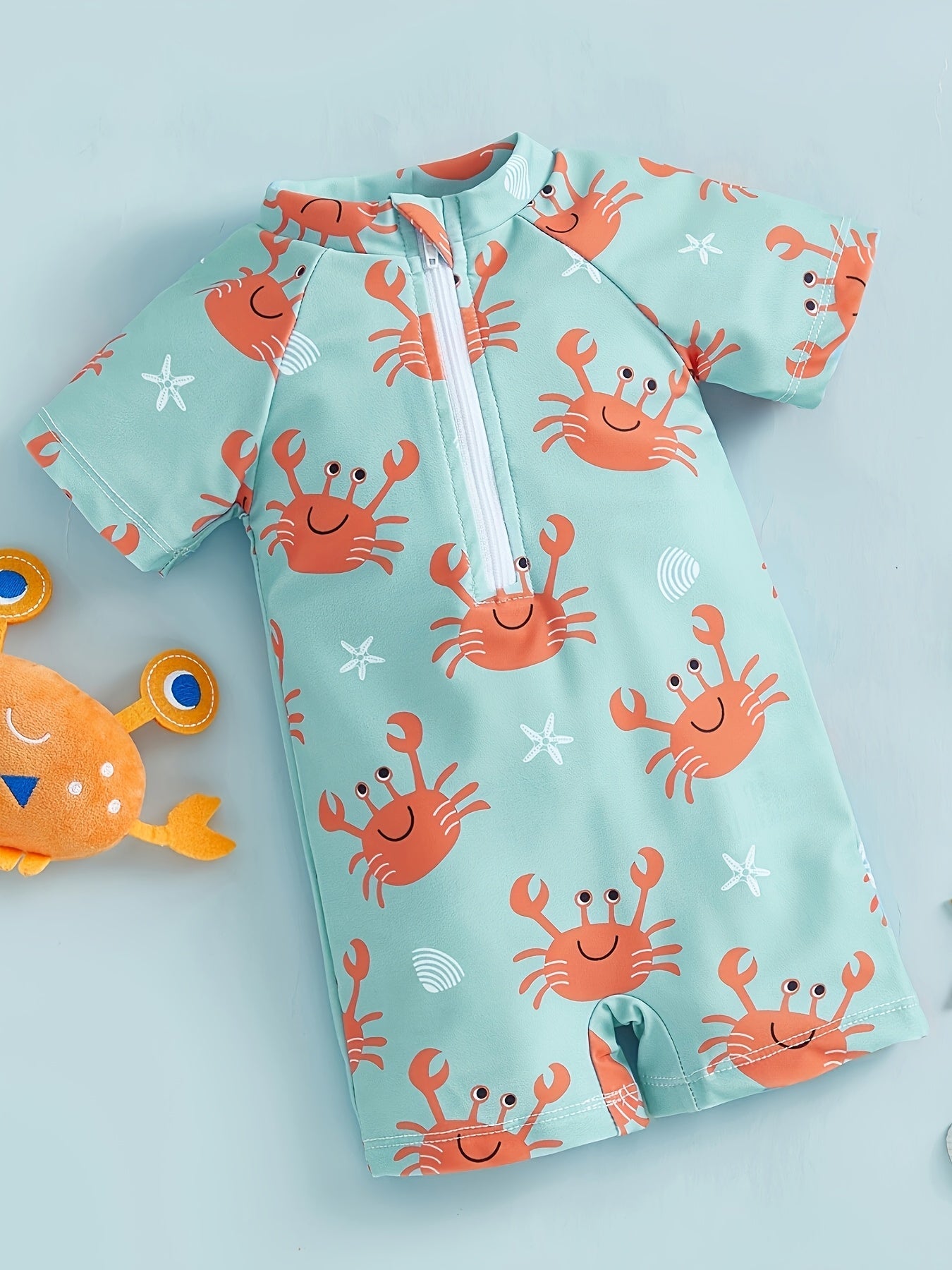 Costume da Bagno UV per Neonati – Comodo Monopiece per Sole e Divertimento in Acqua