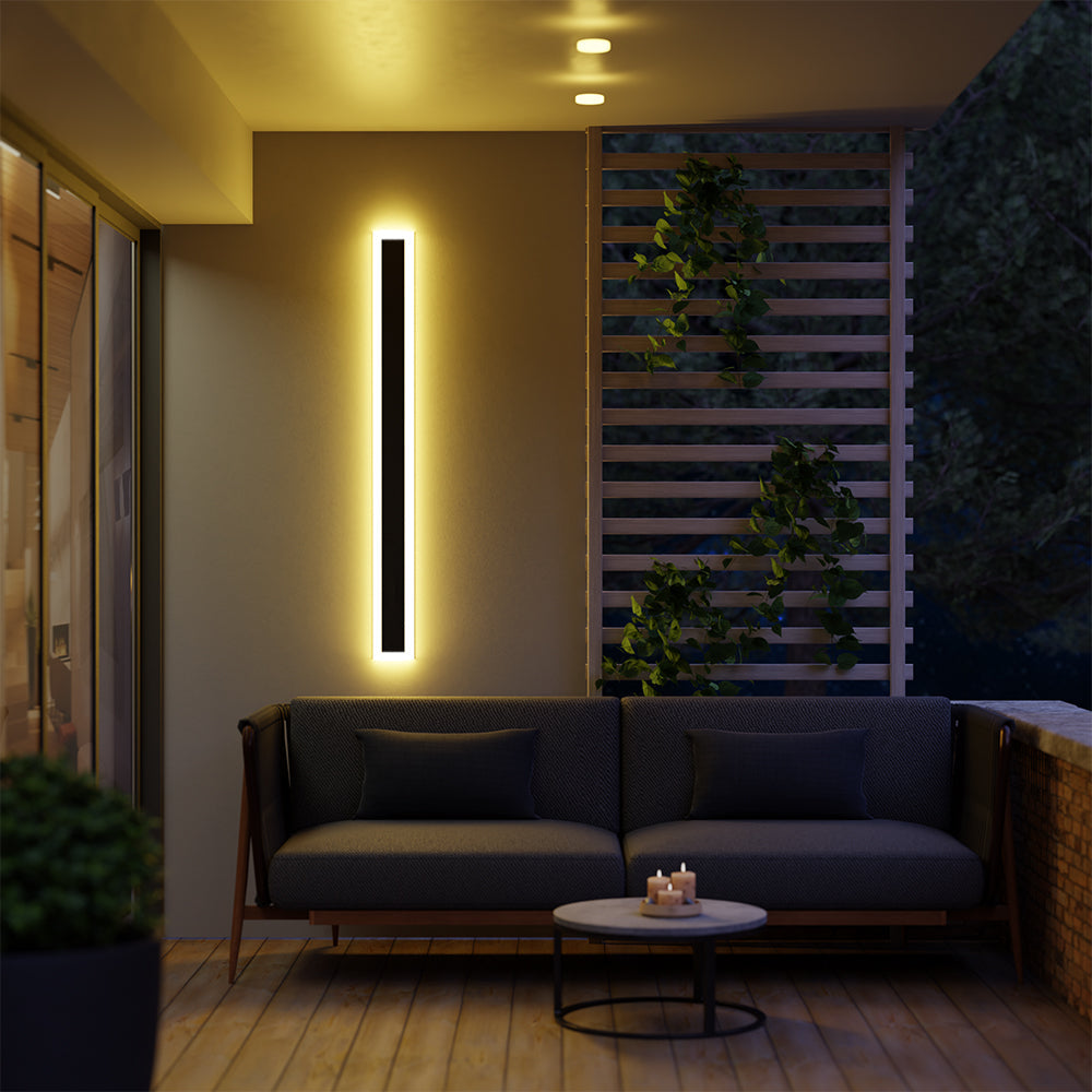 LumiLine Lampada da Esterno – Design Minimalista con Luce Calda