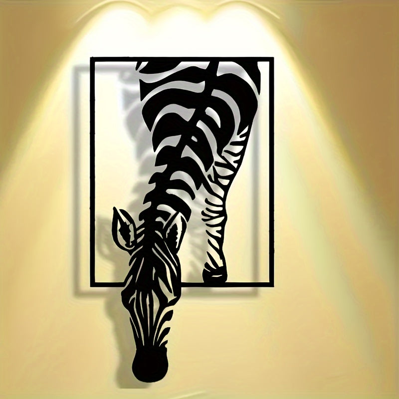 Decorazione da Parete Silhouette Zebra - Eleganza Stile per il Tuo Spazio