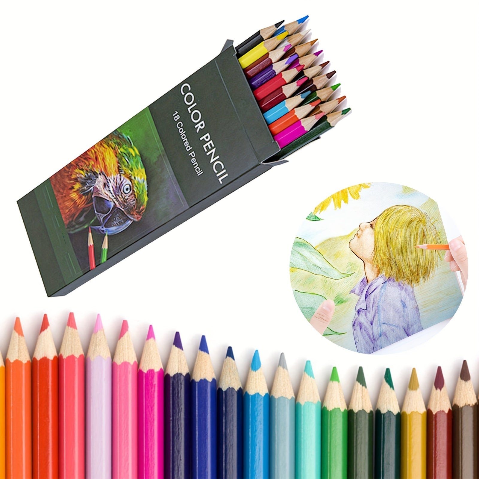 Set di 48 Matite Colorate – Qualità Professionale per Progetti di Disegno e Pittura