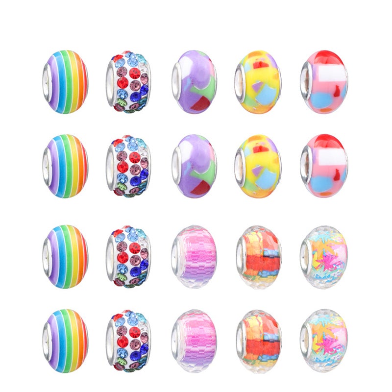 Set di Braccialetti Fai-da-Te per Bambini - Crea Tu Stesso Gioielli Allegri