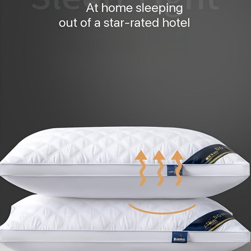 Set di Comfort per il Sonno - 2 Cuscini Ipoallergenici 3D per un Sonno di Qualità Alberghiera