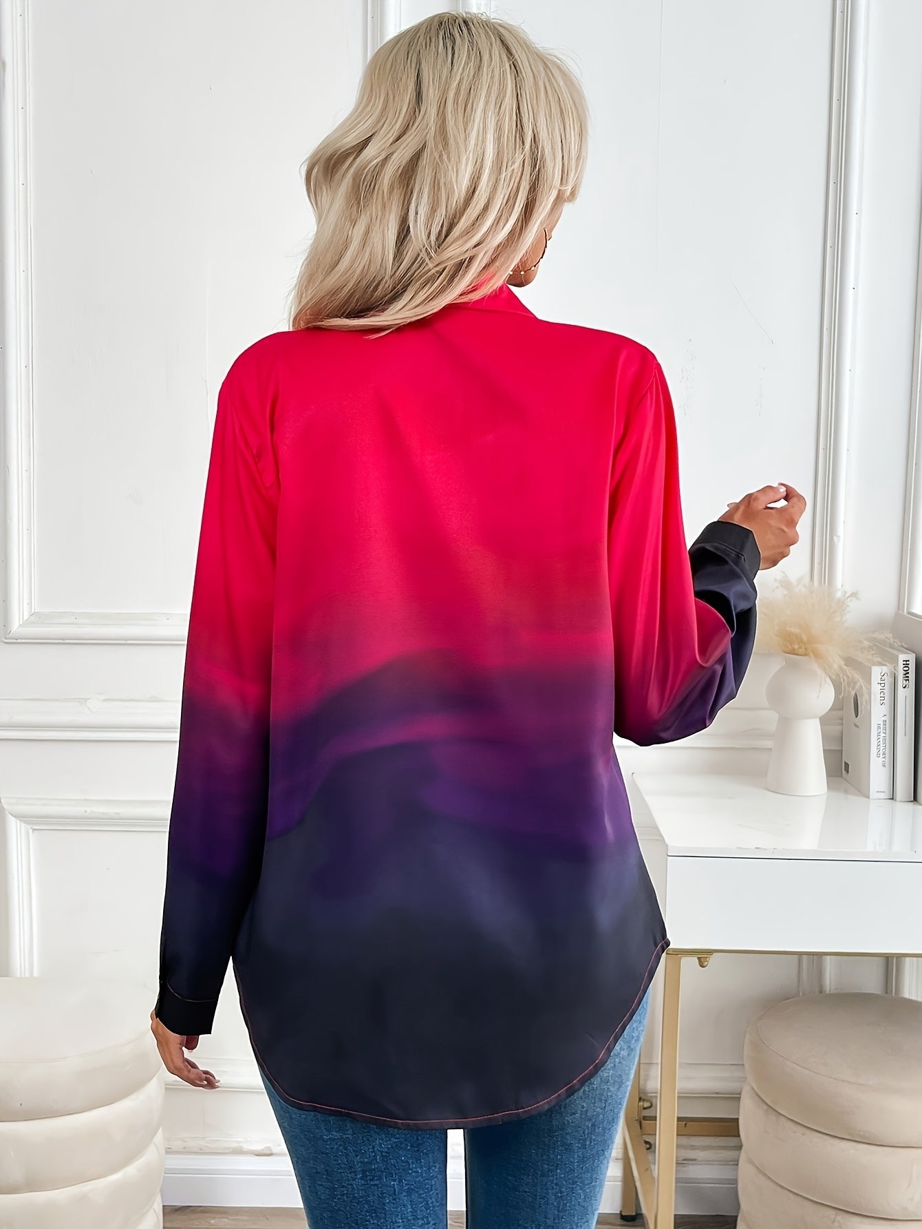 Camicetta a quadri sfumata da donna – Allegra e Stilosamente per l'Estate