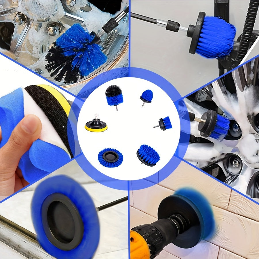 Set di Spazzole Multifunzionali per Auto – Completo e Pratico