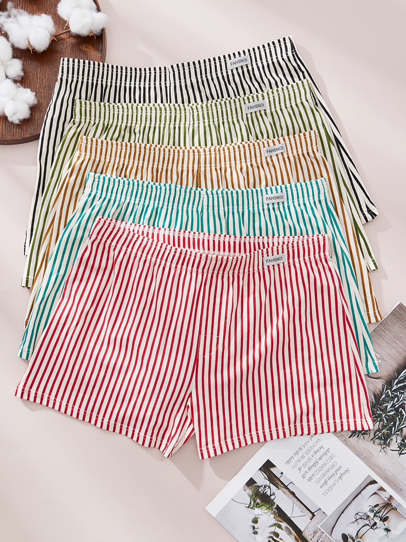 Set di Boxer a Righe – Perfetto per Comfort e Stile