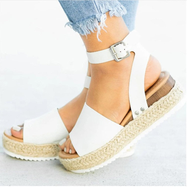 Sandali Espadrille con Piattaforma per Donna – Calzature Estive Eleganti e Confortevoli