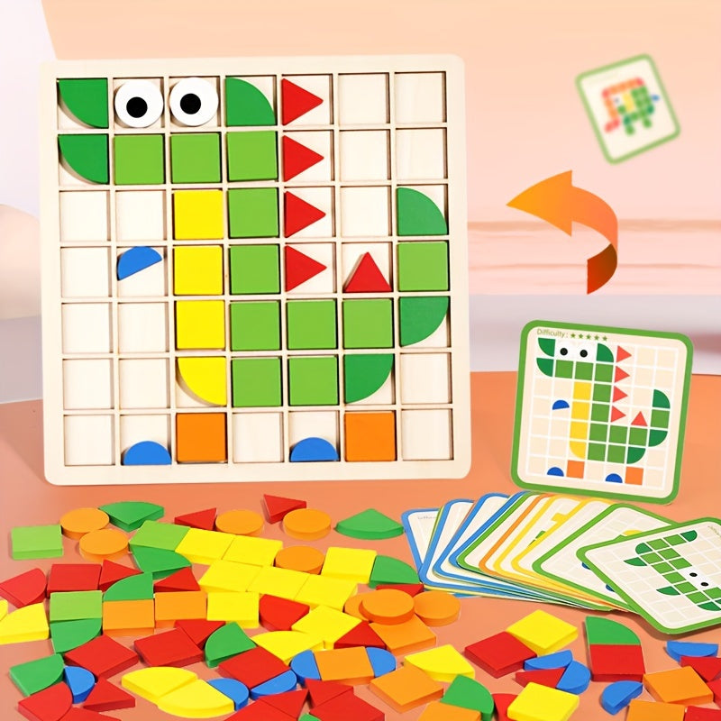 Avventura Creativa con Puzzle - Giocattolo Educativo per Bambini