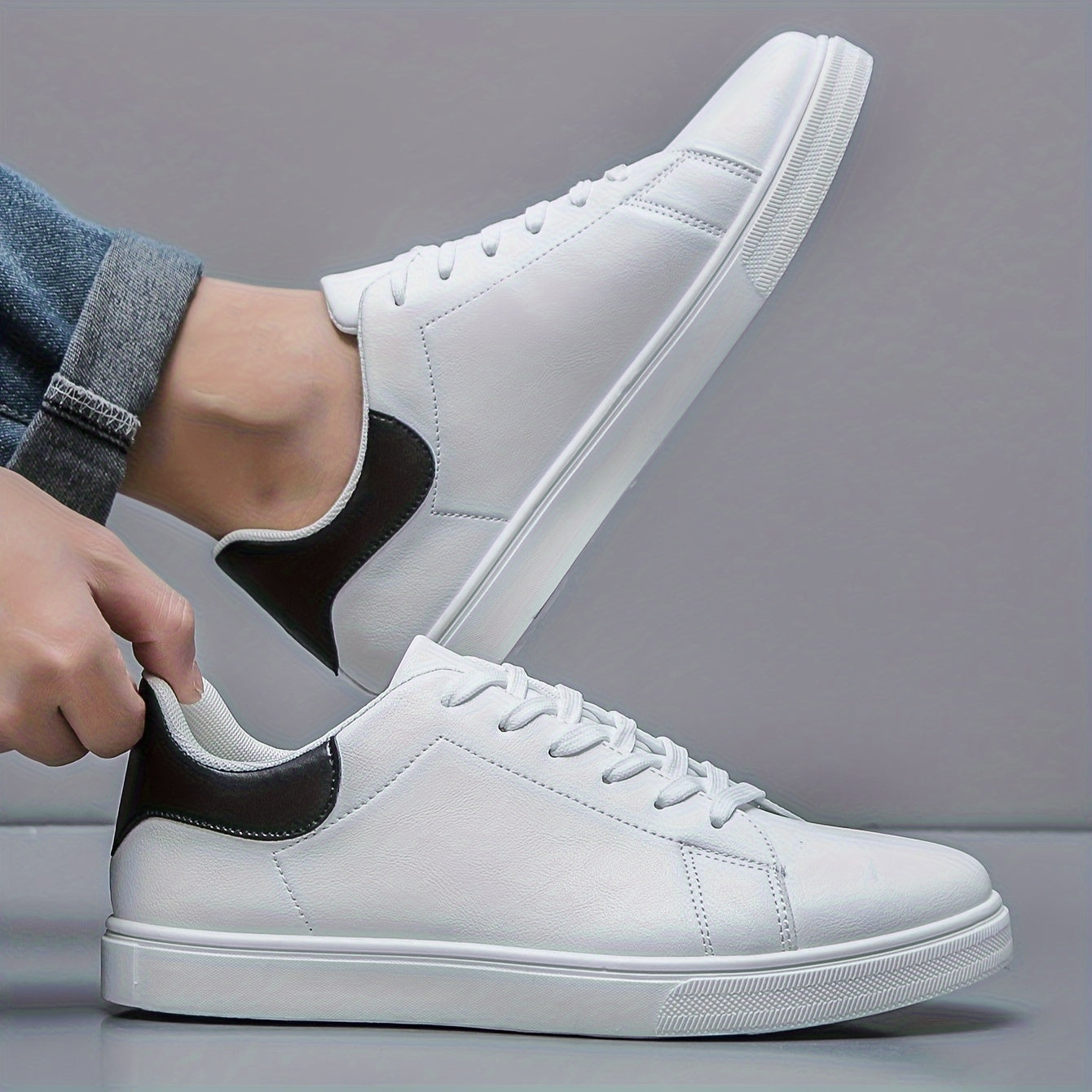 Sneakers Casual da Uomo con Lacci – Confortevoli e Moderne per Primavera e Estate