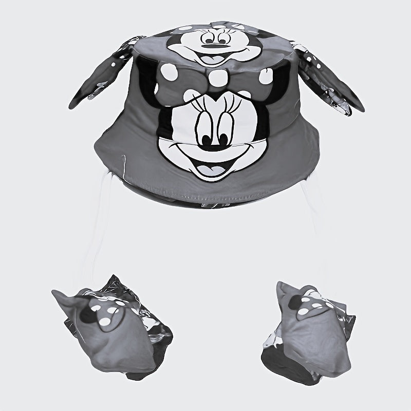 Cappello da Pescatore con Orecchie Mobili per Bambini – Design Carino di Stitch