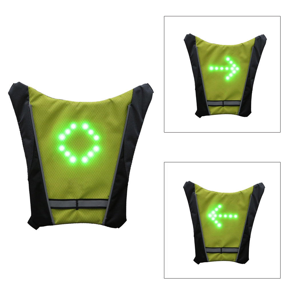 CycleBright Gilet - Sicurezza e Visibilità in Bici con Indicatori di Direzione