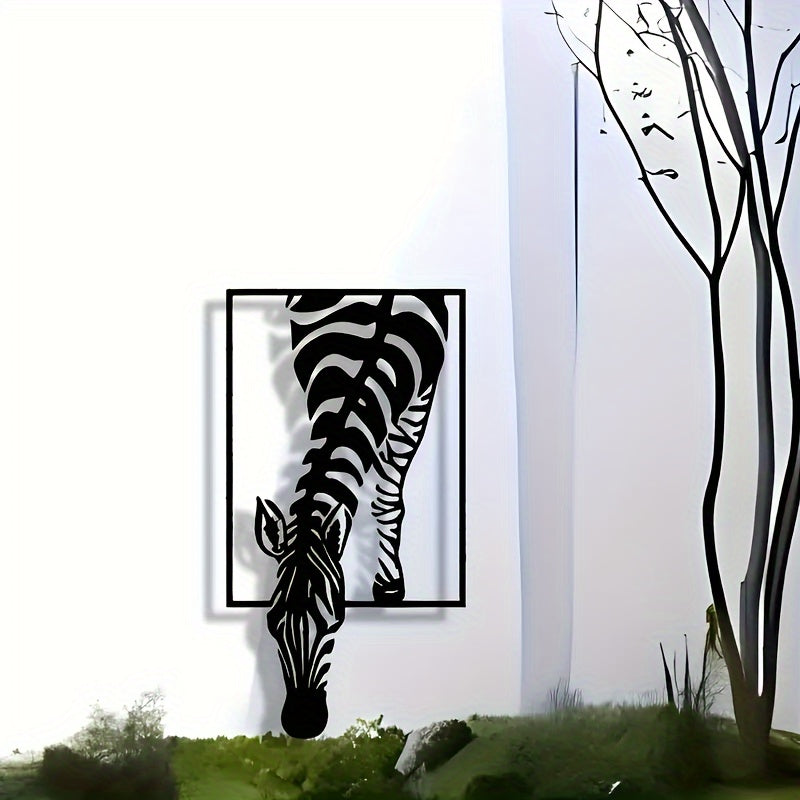 Decorazione da Parete Silhouette Zebra - Eleganza Stile per il Tuo Spazio