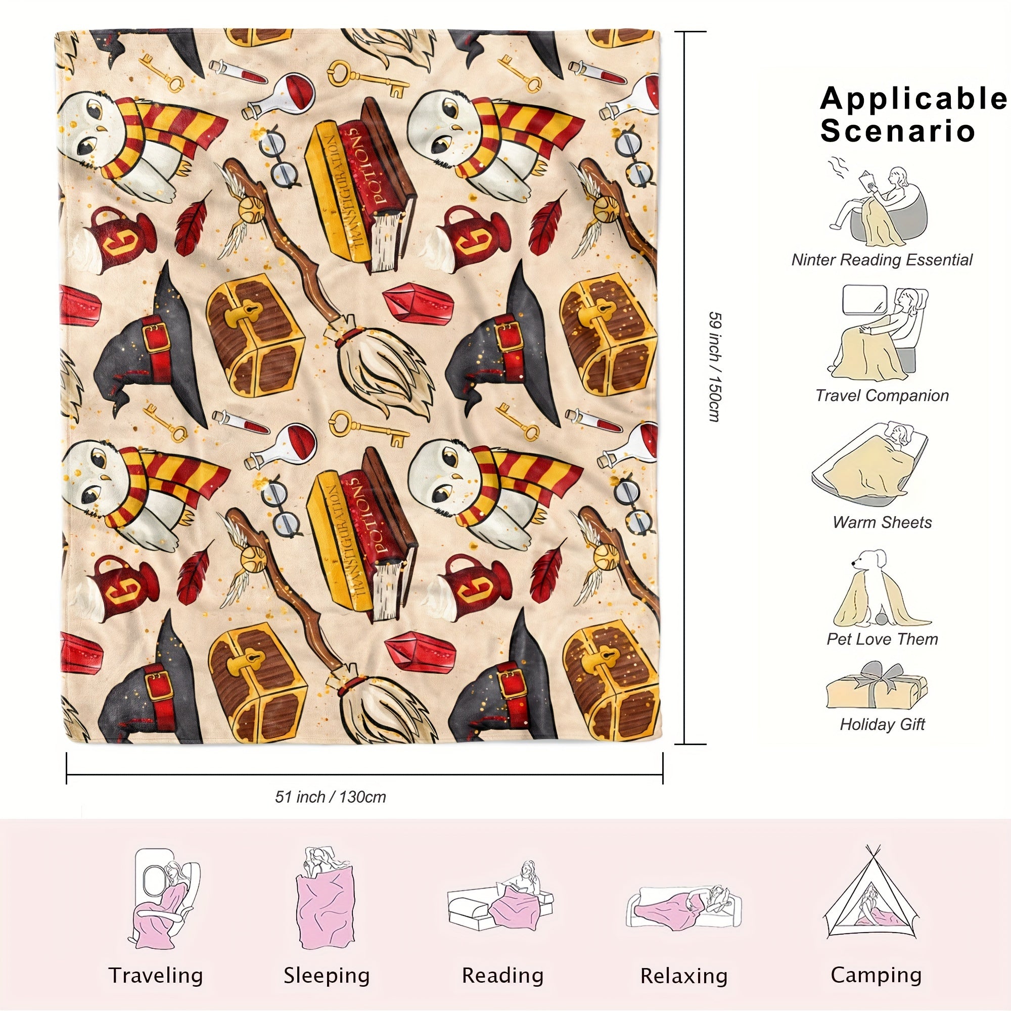 Coperte Magiche di Harry Potter – Per un'atmosfera incantevole nella tua casa