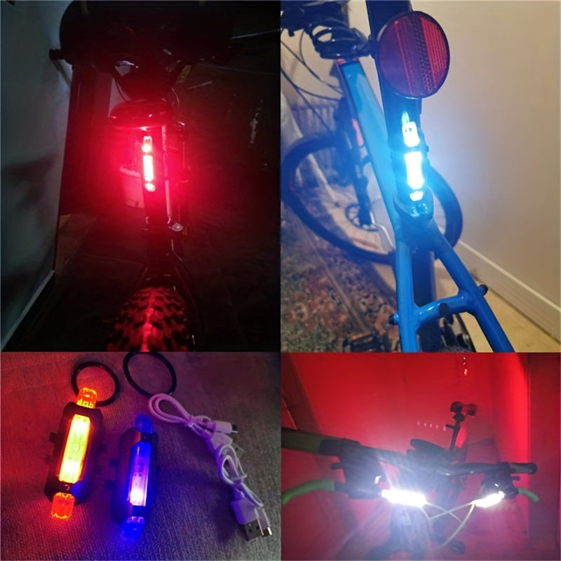 SafeRide LED Luce Posteriore – Ricaricabile USB e Luminoso