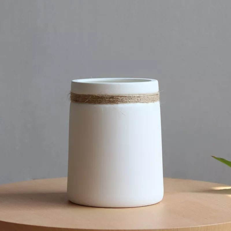 Vaso in Juta Naturale - Decorazione Elegante per la Casa