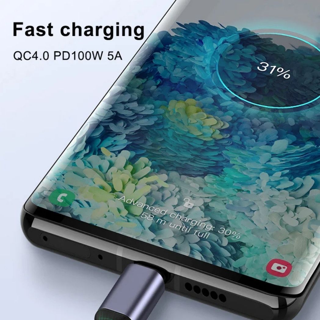 Cavo di Ricarica Rapida USB-C a USB-C – 100W Potente e Durevole