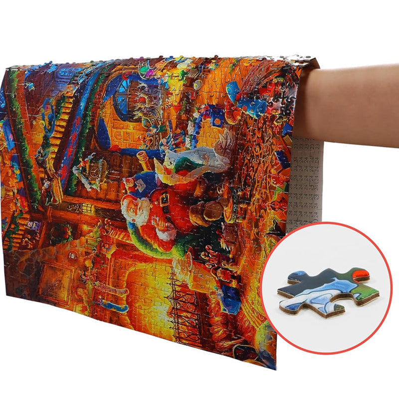 Calendario dell'Avvento Puzzles di Natale – 1008 Pezzi, Divertimento Quotidiano con i Puzzle