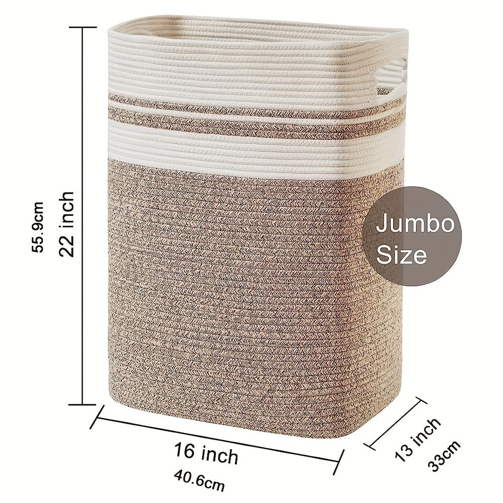 Cesto di Stoccaggio Jumbo - Spazio per Tutto, Elegante e Pratico