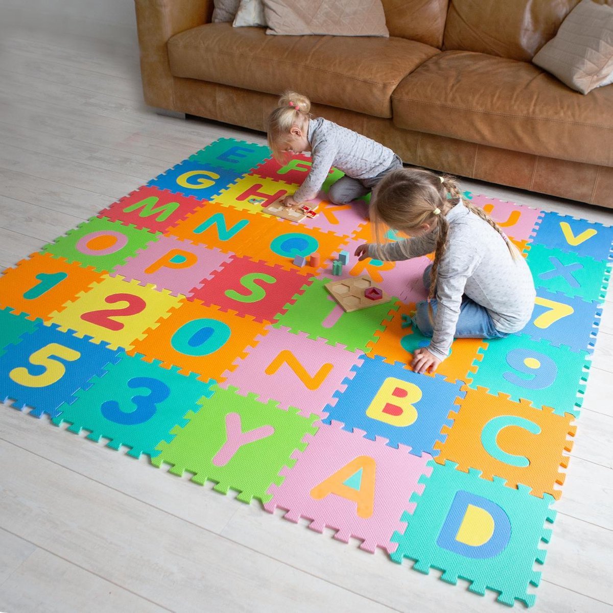 KidPuzzle - XL Numero & Alfabet Puzzle Mat