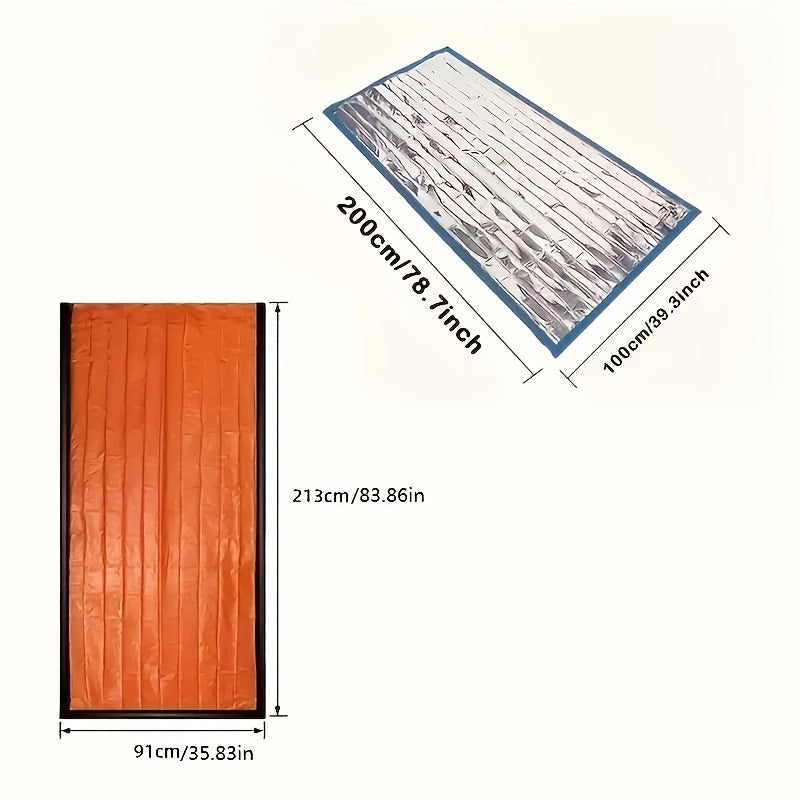 SurviveMate Sacchi a Pelo di Emergenza - Isolamento Impermeabile per Campeggio