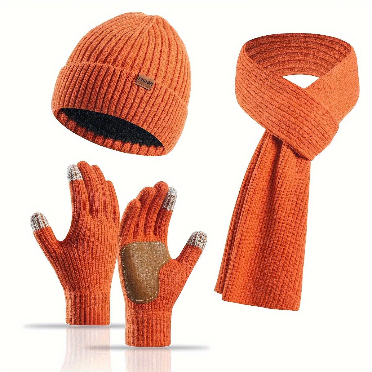 Set Invernale Allegro - Cappello, Sciarpa e Guanti per Coppie