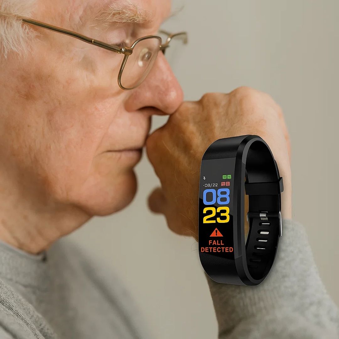 SafeTrack Orologio per Anziani – Sicuro e Connesso