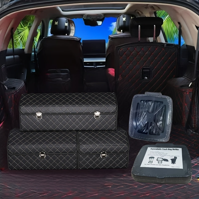 Supporto per Sacchi della Spazzatura Pieghevole Regolabile – Tre Pezzi con Stativo Regolabile in Altezza per Casa o Esterni