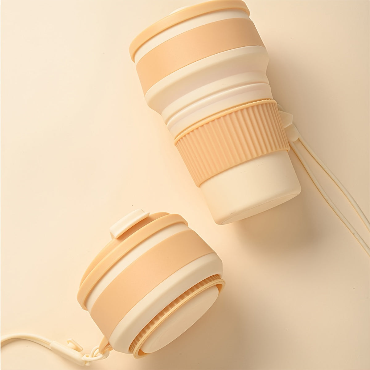 Bicchiere da Viaggio Pieghevole – Sostenibile e Compatto per Campeggio e Viaggi