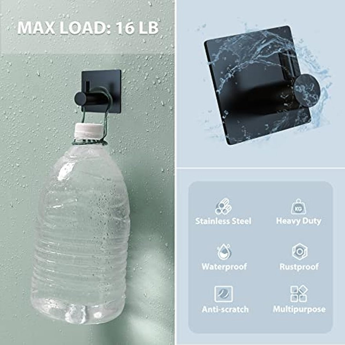 Ganci Adesivi Pratici - Per Organizzazione e Comodità