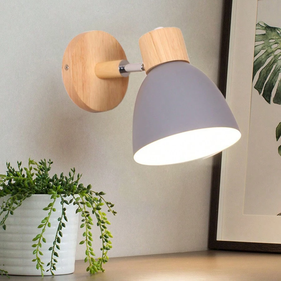 Lampada da Parete in Legno Helga – Design Scandinavo per un'Illuminazione Elegante