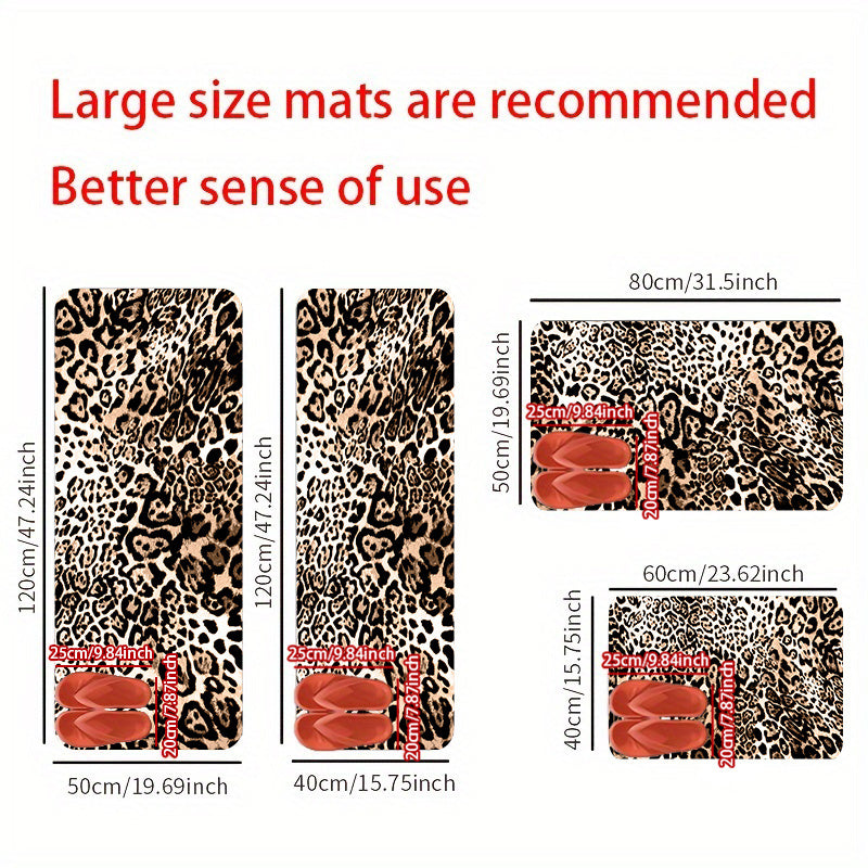 Tappetino da Bagno con Stampa Animali alla Moda - Per Comfort e Stile