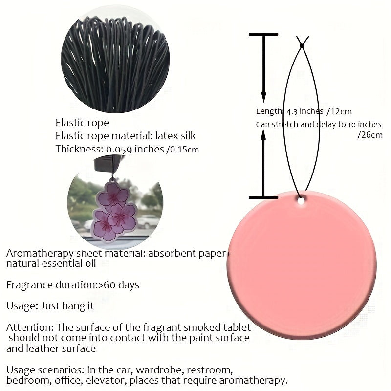 Profumatore d'aria Perry - Gancio per auto dal profumo duraturo