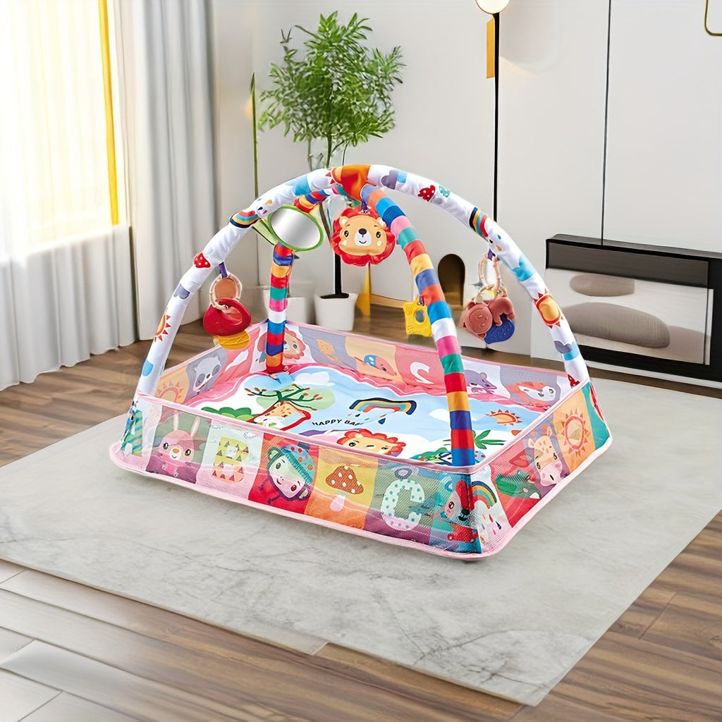 Happy Play Gym - Tenda da Gioco Colorata con Accessori per Neonati