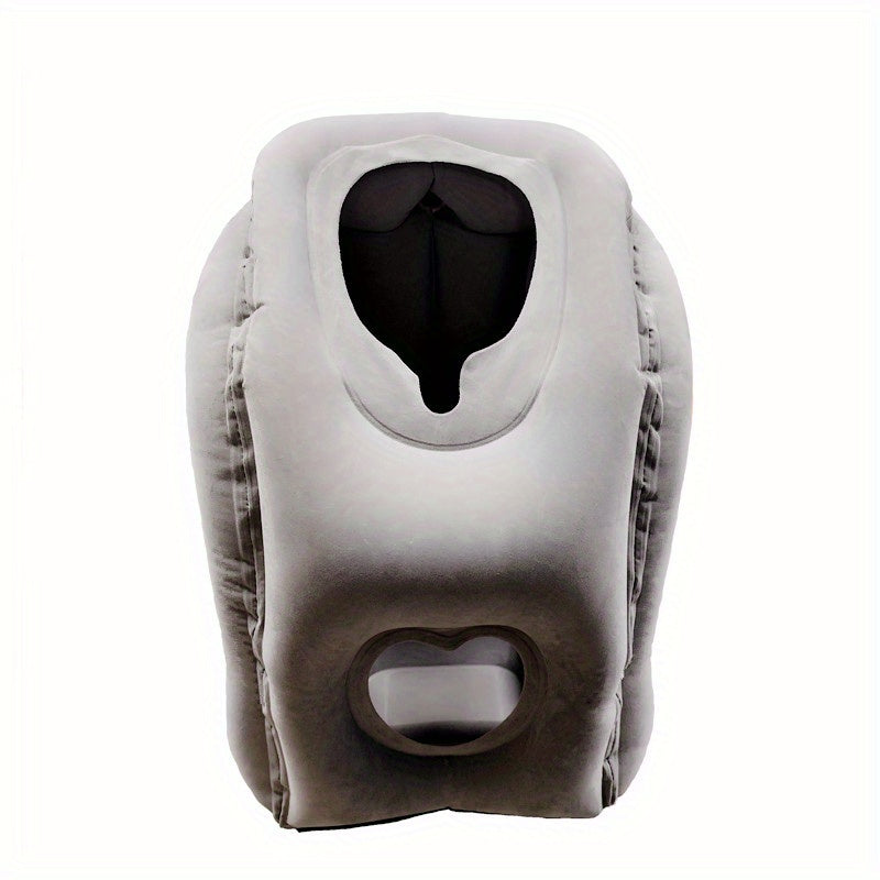 Cuscino da Viaggio Gonfiabile per il Collo con Fessura a Forma di Cuore – Compatto e Lavabile