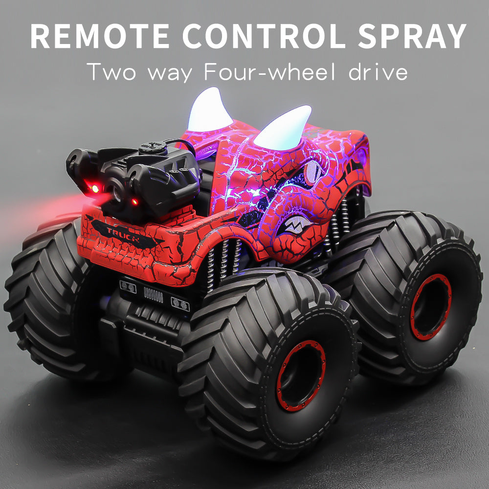 DinoBlaze Macchina acrobatica - Spettacolare Monstertruck RC con Fumo e Luce