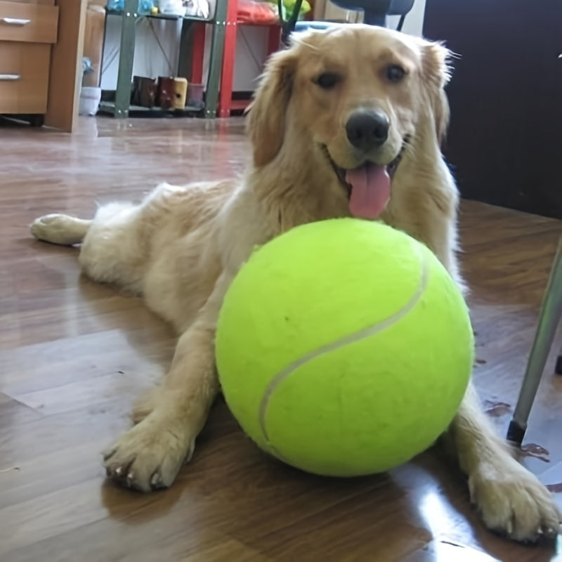 Palla da Tennis Extra Grande e Sostenibile per Cani – Ideale per Gioco e Attività all'Aperto