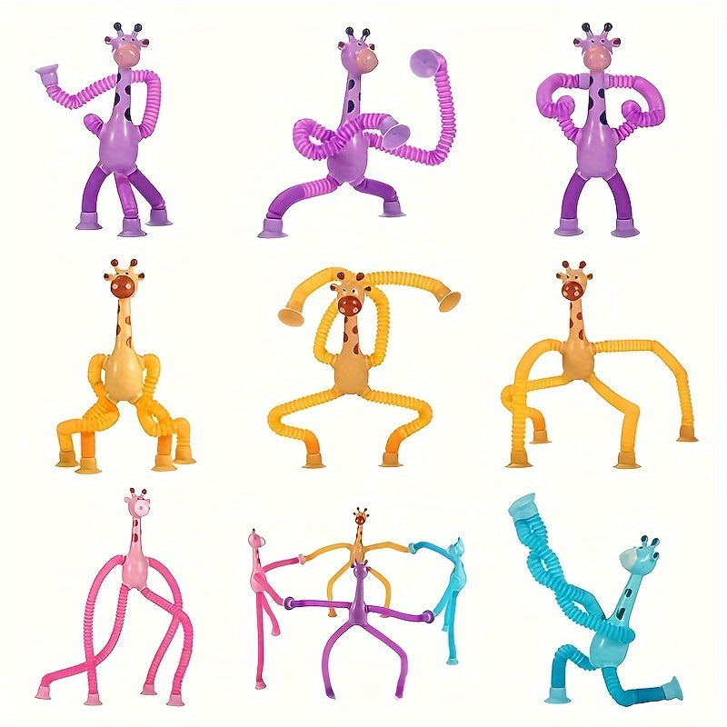 Giocattolo FlexiGiraffe con Ventose – Creativo e Resiliente