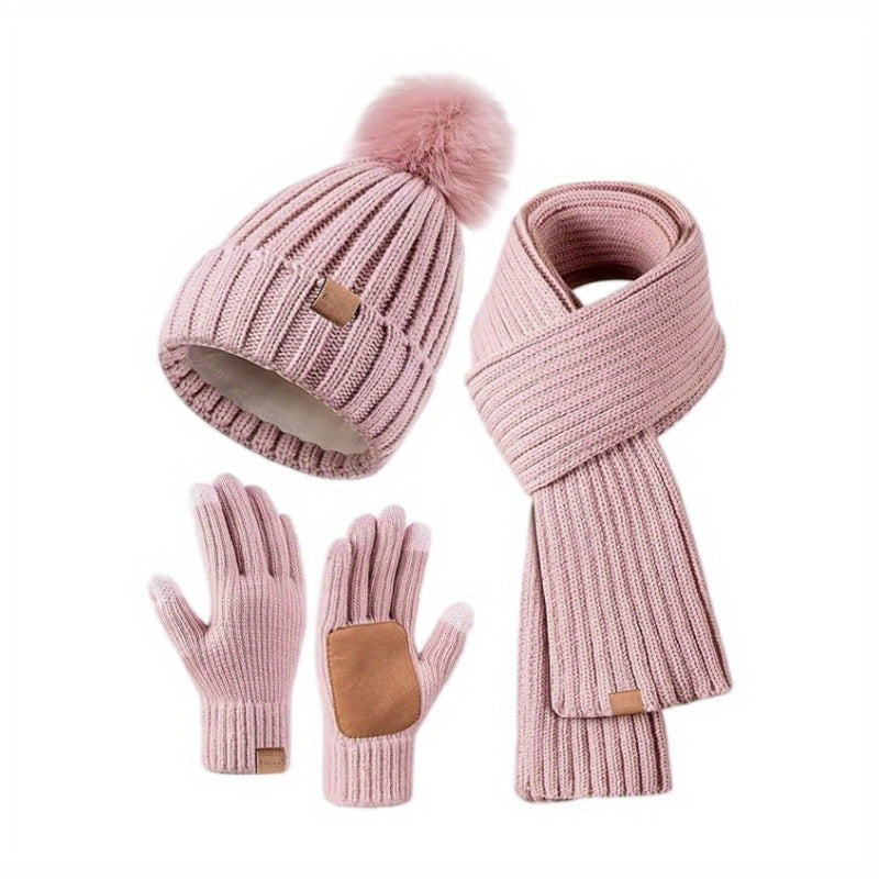 Lieke 3-in-1 Set Invernale – Berretto, Sciarpa e Guanti Caldi