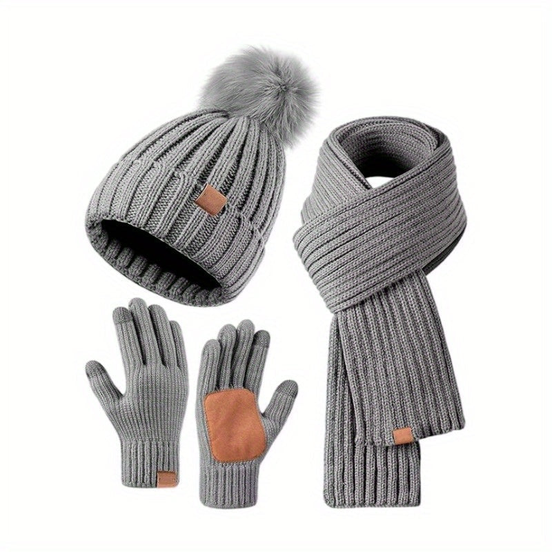 Lieke 3-in-1 Set Invernale – Berretto, Sciarpa e Guanti Caldi