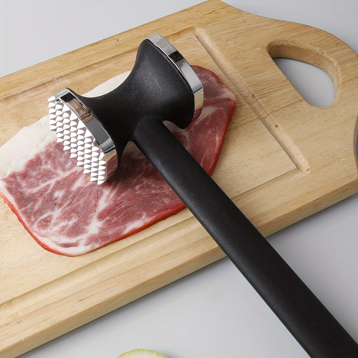 Martello per Carne Heavy Duty con Impugnatura Antiscivolo – Strumento da Cucina Efficiente e Durevole